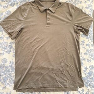 Lululemon snap front performance polo shirt